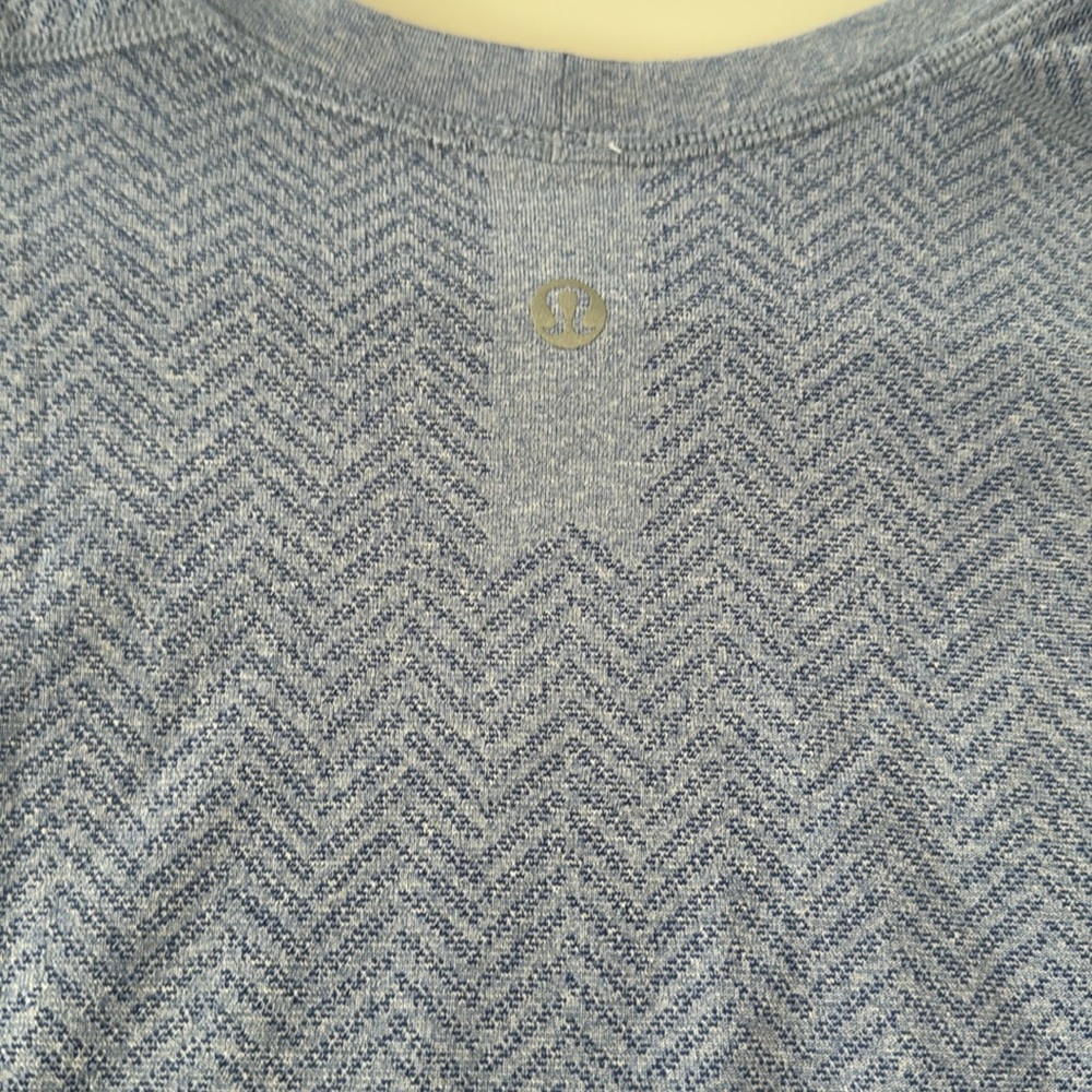 Lululemon Blue Vent T-Shirt - Picture 2 of 16